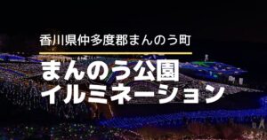 まんのう公園のイルミネーションを子連れで満喫してきた話【2025】